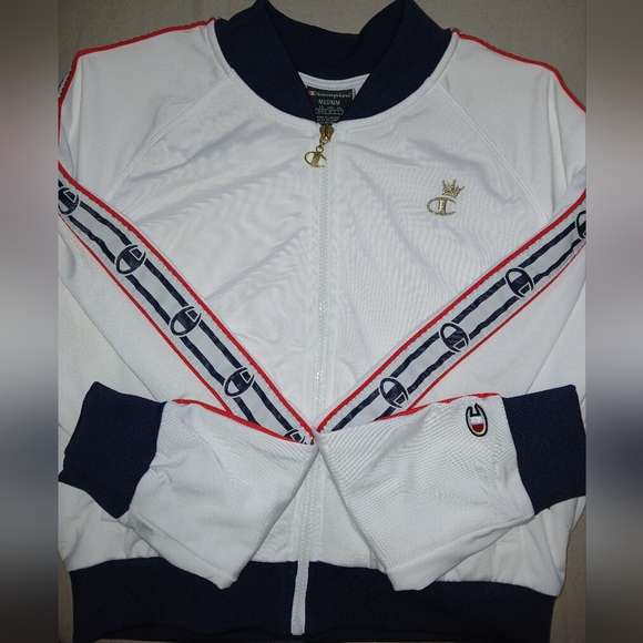 NWOT Champion Women's (M) Crown "C" Logo Full Zip Track Jacket. - Picture 1 of 6